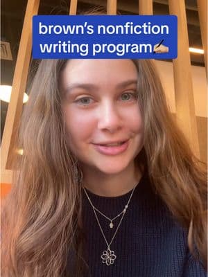 Replying to @ava here’s the rundown on brown’s english non-fiction writing program! ✍🏼✍🏼✍🏼  #brownuniversity #brownu #englishmajor #frankadvice 