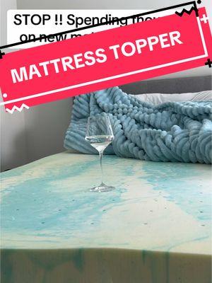 Try this if you are tossing and turning before upgrading your bed! Totally transformed my old mattress.  #mattresstopperrecommendation #mattresstopper #mattresstoppers 