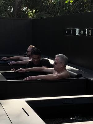 The 6-minute club just got bigger. #remedyplace #socialwellnessclub #icebath #6minuteclub #kohler #designmiami