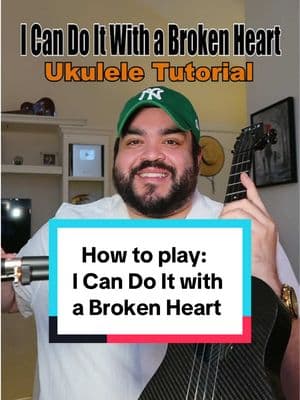 How to play I CAN DO IT WITH A BROKEN HEART by Taylor Swift with this easy Ukulele Tutorial 🎸 #ukuleletiktok #ukuleletutorial #icandoitwithabrokenheart 