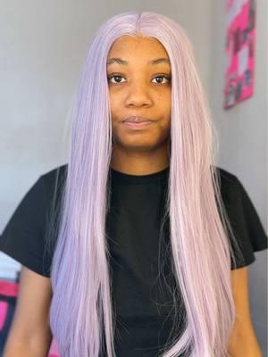 “Flawless purple wig install! 💜✨ Watch me go from 0 to 100 with this synthetic beauty—perfect melt, no excuses! 👏🏽 Who’s ready to slay in purple? #WigInstall #PurpleVibes #SyntheticWigSlay”