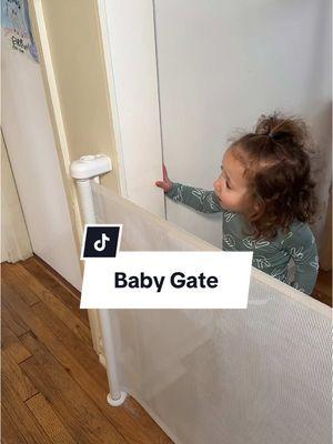 Replying to @Sassy🩷🫰 so far so good with this baby gate, plus I love the way it looks, and I love that it opens all the way. This is one of the longest baby gates I’ve seen on the market, so it’s perfect for larger openings. ##babygate##doggate##doggiegate##toddlerproof