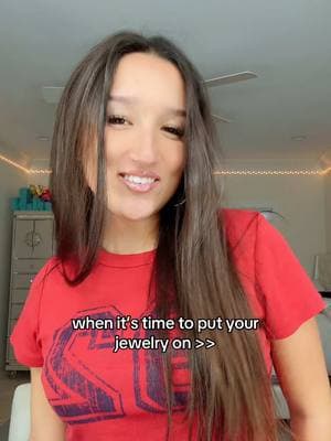 the best part of getting ready #relatable #fyp #foryoupage #creatorsearchinsights #jewelry #jewleryhaul #jewelryinspo 