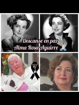 #almarosaaguirre #rip #enpaz #actris #cinedeoro #alma #rosa #aguirre #rip #resigancion #resignation 