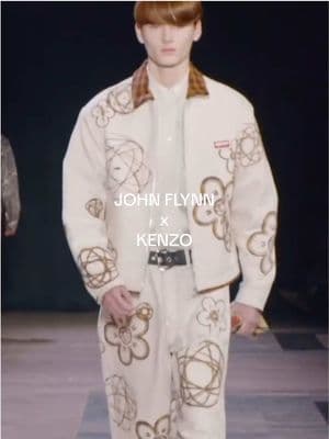 JOHN FLYNN 🔥 signed in 2024, walks for Kenzo FW25 #wilhelminamodels #wilhelminamen #malemodel #runwaymodel #kenzo 