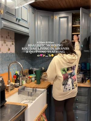 This is my favorite part 🥹 #morningroutine #realisticmorningroutine #quitmyjob #teacherquittok #quittingteaching #moving #travel #airbnbfinds #morninginmylife #realisticmorningroutine #wfhmorningroutine #realisticmorningvlog #reallife #realisticlifestyle #inmytwenties #twentysonethings #dink #dinkvlog #cozy #slowlife #cozymorning @airbnb 