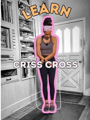 LEARN and MASTER the Criss Cross 📝 Key things to remember: •focus on form (9/10 times, the reason your cross isn’t working is because your arms have widened) •stay relaxed, ease slowly into the cross and rotate the handles. Muscling it is never the way to go.  • loosey goosey gumby wrists 🤸🏻‍♀️ •practice in front of a mirror for real time feedback 🔗 Need a tangle free rope? Find the best linked in my bio! Happy Jumping and don’t forget to have FUN! #jumprope #jumpropetutorial #skippingrope #crisscross #crossover #crisscrosstutorial #crossovertutorial #cardio #skipping #jumpropetricks #jumpropechallenge #jumpropefitness 