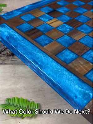 Replying to @Jedi Knight Shenex What Color Should We Do Next? #woodworking #resin #epoxy #epoxyresin #epoxyart #epoxyresinart #chess #chesstok #chessboard #chessboards #chesstiktok #chessmaster #DIY #diyproject #promiseepoxy #resinart #resinpour #resinartwork #resinmold #resinartist 