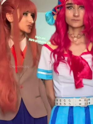 hey so this is genuienly goofy to post 💀 i dont know how to explain it 😛 also how would you guys feel about a mouthwashing cos hrm… #giffany #gravityfalls #giffanygravityfalls #gravityfallscos #monikaddlc #ddlc #dokidokilitertureclub #ddlccos 