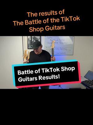 The results of my first ever Battle of the TikTok Shop Guitars #TikTokShop #guitar #guitartok #guitarist #guitarplayer #beginner #music #musicians #musiciansoftiktok #lyxpro #strich #strichmusic #glarry #ktaxon #gearit #oneray #oneraymusic #demo #review #guitargear #gearreview 