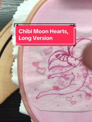 💕🌙💖✨ #fyp #foryou #foryoupage #embroidery #embroideryart #embroideryartist #art #wip #sailormoon #sailorchibimoon #animetok #anime #manga #mangatok #moontok #sailormoontok #chibimoon #SLSerenity #smalllady #minimoon #sailorminimoon #smallladyserenity #mini 