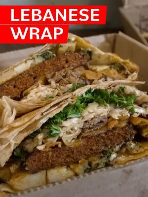 This is not your average crunchwrap. 🤤 At Hen House in NYC, chef-owner Antony Nassif’s Lebanese version of a Crunchwrap Supreme is the ultimate late-night bite. On the latest episode of Brent Meats World, butcher and restaurateur Brent Young watched the behemoth wrap be stuffed to the brim with crispy and tender lamb shoulder, Lebanese soujouk sausage, fried potatoes, cheese, and tons of sauce and spices. #nycfood #crunchwrap #lebanesefood #henhouse #nyceats #eater