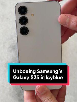 Ice is back 🧊📲 #unboxing #galaxys25 #tech #mobile #samsung #samsunggalaxy #samsunggalaxys25 #android #phoneunboxing 