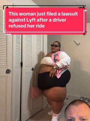 This woman just filed a lawsuit against Lyft after a driver refused her ride because she couldn't fit in the car! 🚗💔 Here's the scoop on the body positivity vs. practicality debate. Is it discrimination or just physics? #LyftLawsuit #BodyPositivity #CarFit #DiscriminationDebate #PlusSizeRights #RideshareIssues #LegalAction #JusticeForAll #TransportationTroubles #InclusivityMatters #Accessibility #SizeInclusion #EqualRights #LyftDriver #RideHailing #FatShaming #HumanRights #ViralNews #TrendingNow #StayTuned