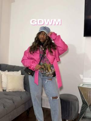 It’s never too much pink -—-  @boohooman Use code: AMBASSADOR10 #itsfromboohooman #manclassof25 #boohooman #amiayafortune #amiaya #fyp #outfitinspo #inspo #leatherjacket #leatherjacketoutfit #denim #streetwear #winteroutfitinspo #blackgirloutfits #CapCut 