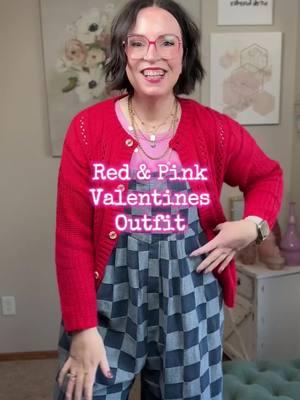 Who says bold can’t be comfy? 💖 Checked denim overalls + a pop of pink and red = a happy outfit combo! 🎨✨ And guess what? You don’t need to splurge—I’ve got budget-friendly options linked on MyLTK! 🛍️ Overalls link in the comments. #FashionOver40 #WearWhatYouLove #AffordableStyle”