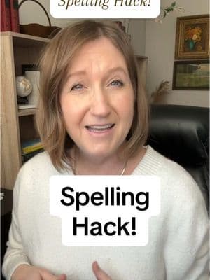 Do you want more spelling hacks? Let me know!👇#dyslexia #dyslexic #dyslexiaawareness #dyslexiasquad #spelling #spellingtips #aprilmcmurtrey #learnwithaprilm