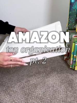 Toy Organization Simplified! 🧸🪀🪁👧🏽🧩✨ Another wonderful toy organizing idea! These stackable bins are so easy to assemble and store away flat if you no longer need them. Use in one tall cabinet style set or individually to organize various areas.  They are perfectly accessible for kids of all ages with the easy magnetic closure. ☺️ A great way to add storage in any room! You’re always welcome to use the convenient link in our bi0 under- As Seen on IG & TikTok.  #neatlyembellished #professionalorganizer #homeorganizer #homeorganizing #organization #organizingideas #organizingtips #organizinghacks #organizedhome #organizedmom #organizedlife #amazon #amazonmusthaves #amazonfavorites #amazonfinds #amazonfaves #amazoninfluencer #amazoninfluencerprogram #amazonhome #toyorganization #toyroom #playroom #playroominspo #playroomideas #playroomorganization