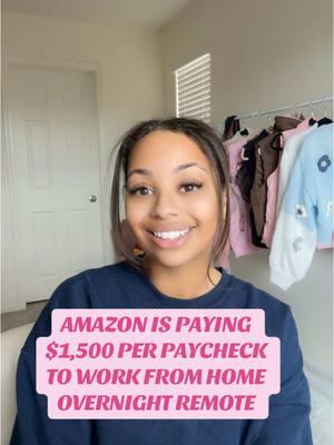 Amazon will pay you $3000 a month to work from home and chat support! This is overnight working hours no experience needed pay training and equipment provided everyone is encouraged to apply! #amazon #amazonjob #amazonjobs #remote #remotejob #remotejobs #wfh #wfhjob #wfhjobs #onlinework #homebased #gethired #fasthire #workfromhome #workfromhomejob #workfromhomejobs #noexperienceneeded #overnightremote #jobstacking 