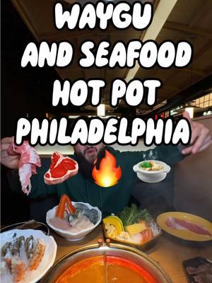 UNLIMITED WAYGU AND SEAFOOD HOTPOT PHILLY 🍲🥩 🍤 🦀  This Unlimited Waygu and seafood hot pot was great located in 📍 China town Philly. We got to try the diamond tier Waygu and seafood unlimited Hot pot, This included premium cut of Waygu 🥩, Seafood like shrimp 🍤, Crab legs and more 🦀.  We loved the appetizers as well. You have to check this out. 📍 @chubbycattleshabuphilly  ————————————————— Follow @darthefoodguru for more Food 🥘, Family ❤️, And fun experiences 🎢  #Darthefoodguru #Foodie #foodblogger #philadelphia #foodblog #hotpot #unlimitedfood #waygu #Seafood #hotpotbuffet #food #tiktokfoodie #reels #foodlovers #fyp #phillyfood #dinner #blogger #yummy #entertainment #viral #foodblogger #foodies #family #explorepage #foodcritic #foodreview