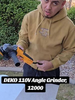 ✅️💯👌🔥DEKO 110V Angle Grinder, 12000🔥🔥👌💯✅️ #deko #angle #grinder #12000 #TikTokShop #moldeadora #herramientas #tools #foryou #viral #fip 