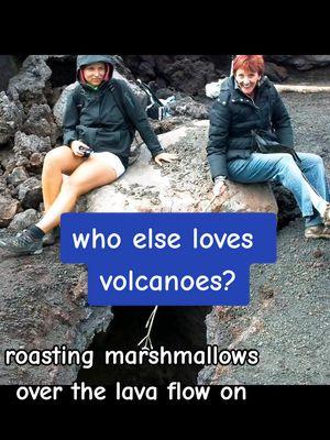 #Roastingmarshmallows over the #lava flow on volcan #Pacaya .In #Guatemala was an experience.I will never forget Who else loves #volcanoes #faerygodmotheradventures #experiencejoy 