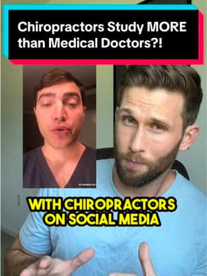 Stop Playing “Doctor” Comparing our training in chiropractic school to medical school is kinda like going through the police academy & comparing that to becoming a marine. Like sure, you’re well equipped to handle some important stuff… But let’s not pretend you’re ready to go overseas & do what they do. I used to share charts like that when I was in chiro school too, so I get it. I was insecure & just wanted me family & friends to see me as a “doctor,” but not only is that completely ridiculous, it’s a slippery slope… First we delude ourselves into thinking we’re trained just like medical doctors, then we delude ourselves into thinking we can operate just like medical doctors… And suddenly we have chiropractors talking about cancer & pharmaceuticals & vaccines & all kinds of sh*t that’s wayyy beyond our scope. Stay in your lane. We’re equipped to handle musculoskeletal stuff, we have clinical practice guidelines & a strong body of evidence to guide us, and medical doctors have bigger fish to fry like cancer & diabetes… Let’s help them out & dominate the stuff we SHOULD be good at that they don’t have time for… Back pain, shoulder pain etc. That’s my dream for chiropractic. It’ll never happen because the profession is already too far gone… But in a perfect world, we just stick to ruling out red flags & use education & exercise to guide people towards self-managing the aches & pains that should never really require a medical doctors attention - attention they frankly don’t have time for anyway. They usually can’t give those cases more than 10 minutes due to hospital scheduling & higher priority life threatening cases… And if I only had 10 minutes with patients, I’d do a horrible job. I usually need to listen to a person for a damn HOUR before I can even come up with decent advice… But WE have the time!! And we SHOULD be so well versed in guideline-based care that we can help medical doctors by taking those cases off their plate. But alas… Instead we scam people by scaring them into thousand dollar care plans that they don’t need with $17 dollar x-rays that were never medically indicated in the first place. #chiropractic #backpain #neckpain 