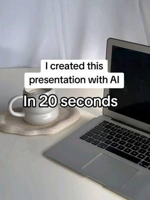 I made my presentation with @Gamma using their AI presentation generator in seconds #studytok #presentation #unipresentation #Gamma #gammaai 