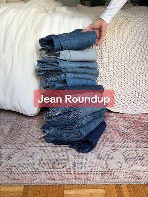 What jeans should we try next? 👖 Comment your favorite brands below and hit the link in our bio to shop your pick! #roundup #jeans #fashion #denim #waredrobeessentials #styleinspo #widelegjeans #commissionearned 