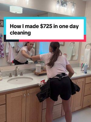 $725 in 1 day cleaning   #lifehacks #MomsofTikTok #momhacks #clean #exteacher #CleanTok #teacher #cleaningbusiness #cleaningtiktok #housecleanerlife #cleaning #busniessowner #howtorunabusiness #housetour #housekeeping #housekeeper #cleaningcompany #cleaningcommunity #cleaner #cleanersoftiktok #CleanTok 