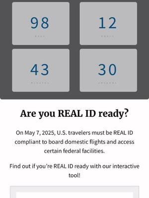 On May 7, 2025, U.S. travelers must be REAL ID compliant to board domestic flights and access certain federal facilities. #realID #hillmancollege #tiktokuniversity  #greenscreenvideo 