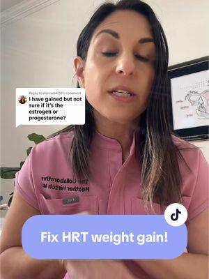 Replying to @denisekk28  you should not have to gain weight on HRT. Here are my suggestions on how you can fix this! ##womenoftiktokover40##womenoftiktokover50##menopausedoctor##hormonetherapy##bioidenticalhormonetherapy##hormonereplacementtherapy##perimenopausalwomenoftiktok##hrtiktok