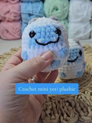 ❄️ I didn't expect my Yetis to get as much attention as they did! I decided to make some mini yetis for the Flurry Fest event on 2/8 ❄️ . This sound seems so fitting 😅 . #crochettok #crocheter #yarntok #michigancraftingmomma #crochetinspo #crochetplush  #crochetyeti  #yeti  #yetiplush  #flurryfest  #crochetmini  #miniplushie  #little  #adorable  #kidstoy  #stuffedanimals  #plushies  #crochetplushies 