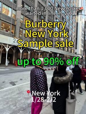 Burberry New York Sample Sale 2025 -up to 90% off! Tuesday, January 28 : 1PM - 8PM Wednesday, January 29 to Saturday, February 1 : 10AM - 8PM Sunday, February 2 : 10AM - 5PM 261 Fifth Avenue, New York NY 10016 #burberry #samplesale #samplesalenyc #wintersale #shopping #discountshopping #burberrysale #dealsfinder #newyorker #newyork 