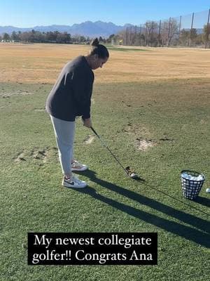 Ana and I have been working together since she was 9.  Amazing seeing you grow up and achieve your goal of earning a college scholarship for golf!! #golf #golfswing #golfswingtips #golftips #golfswings #golfschool #golfswincoach #golfswingcoach 