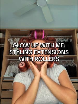 Let’s do a roller set🎀🫶🏽here’s part 2 of my glow-up series where I show you how I clip in extensions, curl them and how I put in Velcro rollers 💕 in the previous one I showed you my color formula for my auburn ginger hair, and in the coming episodes I’ll show you my self tan routine, lash lift, brow lamination, teeth whitening, nails, and “permanent” no makeup makeup.  #GlowUp #rollers #velcrorollers #extensions #bellamihair #stylinghair #hairgoals #hairtutorial #gingerhair #redhair #diyathome #transformation #glowuptips 