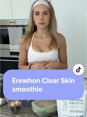 My favorite smoothie hack for detoxing, clear skin and autoimmune health (hot girls drink this) #miamigirls #fitnessmotivation #victoriasecret #modelsecrets #modeldiet #erewhon 