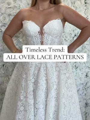 We love a good all over lace! Would you wear any of these gowns on your big day? #brocade #jacquard #dressinspo #weddingday #engagement #bridetobe #arizonabride 