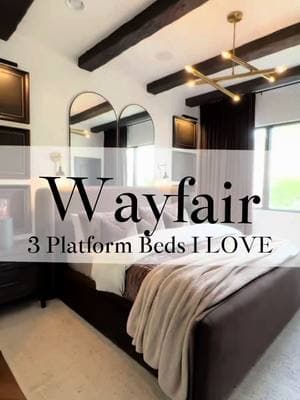 Shop all my home with the link in bio 🥰 : Or shop this post here ➡️ https://liketk.it/53JeH     Platform Beds I Love in my Home 🛏️✨  These modern platform beds are both beautiful and functional, with exceptional quality and timeless design:  • Brown Velvet Platform Bed: This luxury platform bed features buttery soft fabric that’s easy to clean and perfect for creating a cozy, high end bedroom look.  • Off-White Bouclé Platform Bed Frame: Built solid and upholstered in bouclé fabric, this bed combines durability with a stunning curved headboard, adding elegance and modern sophistication to your space.  • Black Platform Bed: Affordable and versatile, this minimalist platform bed has stood the test of time. It’s durable, easy to clean, and works beautifully in every room of the house.    These stylish platform beds bring together timeless design and functionality for a bedroom upgrade you’ll love!    #PlatformBed #ModernPlatformBed #LuxuryBedroom #BoucléBed #VelvetBed #BedroomInspo #BedroomDecor #HomeDecorIdeas #CozyBedroom #MinimalistBedroom #FunctionalDesign #AffordableBeds #StylishBeds #BedroomGoals #ModernHomeDecor #WayfairHomeDecor 