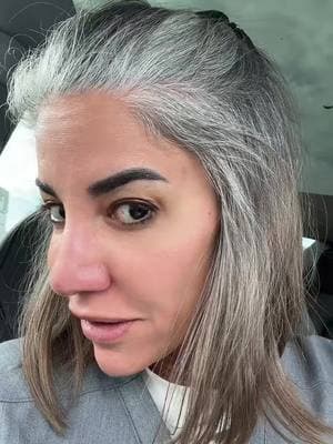 🩶 Gray Hair Update #ditchthedye #hairupdate #update #hairtok 