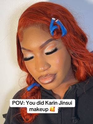 Such a dolly😍 My client favors Karin Jinsui🥰 #nycmua #bronxmua #bronxmakeupartist #karinjinsui 