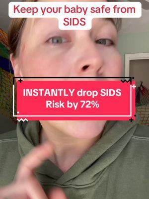 The easiest way to cut SIDS risks by 72% #SIDS #sidsawareness #newbornsafety #safesleep #babysleep #teenmom #youngmom #baby #pregnancy #pregnant 