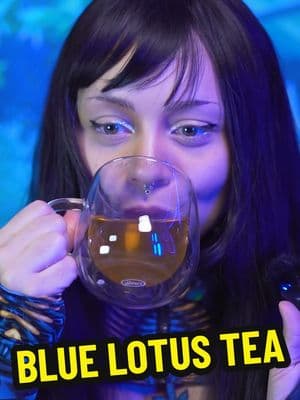 💙 Blue Lotus Taste Test! 💙🪷 My FAVORITE sleepytime tea by  @mnniceethno  😴 🍵 😴 🍵 😴 bLINK 👉🏼 bLINKTREE 10% OFF w/  CODE: KEEPITTRIPPY  #bluelotus #bluelotustea #herbaltea #sleepy 