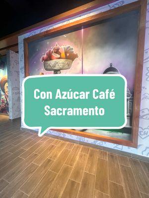 Es hoy es hoy!!!!! The wait is finally over we were available to visit @conazucarcafe in Sacramento 💕 I tried the avocado toast and a duvalin latte. The cafe is beautifully designed and was in awe with all the art. #sacramento #doco #downtownsacramento #conazucarcafe #fyp 