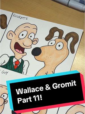 What’s next?? #fyp #wallaceandgromit #wallaceandgromittiktok #wallaceandgromitvengeancemostfowl #aardman @Aardman #stopmotion #stopmotionanimation #rugrats #meme #art #artistsoftiktok #drawing #viral 