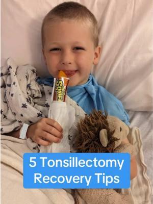 Is your child getting their tonsils removed? Here are 5 tips to help recovery go as smoothly as possible!  #PediatricENT #Tonsillectomy #TonsilRemoval #LearnOnTikTok #HospitalTikToks