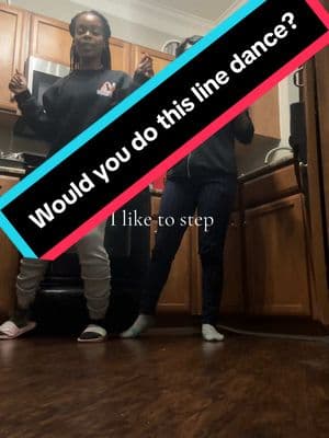 Me & my sister be vibing 🥃🎵Trying all new styles of music? Would yall do this dance at a trail ride etc? #linedance #kountryk #traileidersoftiktok #fyp #madmkat 