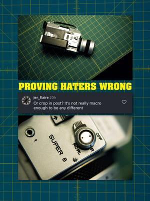 Let’s put this haters comment to the test! Please watch the whole DEMO! 👀 @prismlensfx Macro FX Filter Features: 👇🏼 -Turn ANY lens into a macro lens  -Available in 2 macro strengths (Full / Half) -Adds Vintage-esque falloff & character  NOW SHIPPING 📦💨 #PrismLensFx  #filmmaking #cinematography #macrofilter #macro #macrophotography #photographer #photography #cinematographer #cameragear