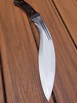 This sword will hack off where it hits. You have to feel it in your hands, then you will really appreciate it.  Get it on https://www.traditionalfilipinoweapons.com/shop/kukri/ #kukri #kukriknife #khukri #gurkha #gurkhawarriors #gurkhaweapons #weaponsofnepal #historicalweapon #historicalweapons #ancientweapons #weaponsofhistory #fightingswords #historicalswords #historicalsword 