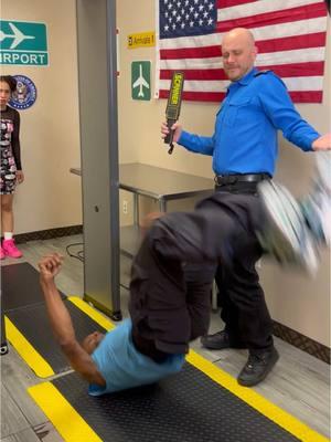 The super serious martial artist at TSA checkpoint  #cyberyoga #acrobatics  #comedy  #skit